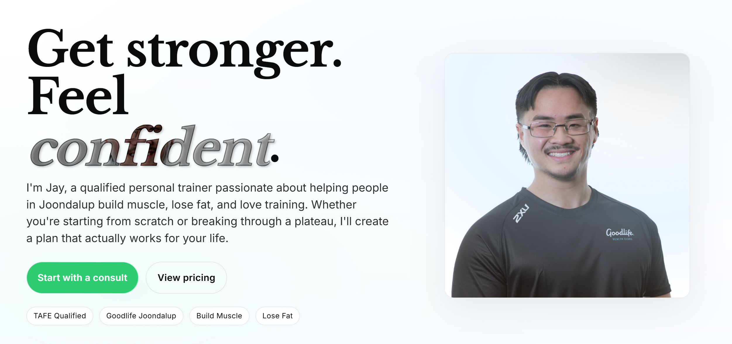 Jay Does Physiques website desktop view